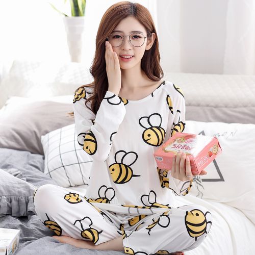 Pyjama pour femme en Coton à manches longues - Ref 2996991