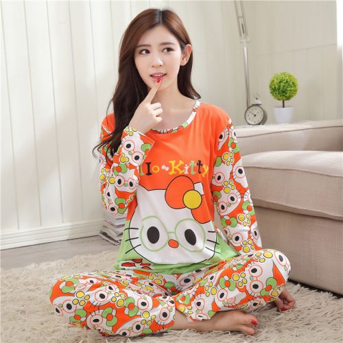 Pyjama pour femme en Fibre de charbon bambou à manches longues - Ref 2997253