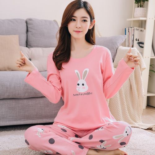 Pyjama pour femme en Coton à manches longues - Ref 2997604