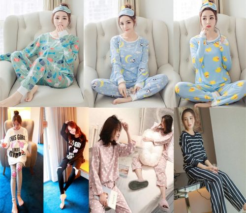 Pyjama pour femme en Coton à manches longues - Ref 2997651