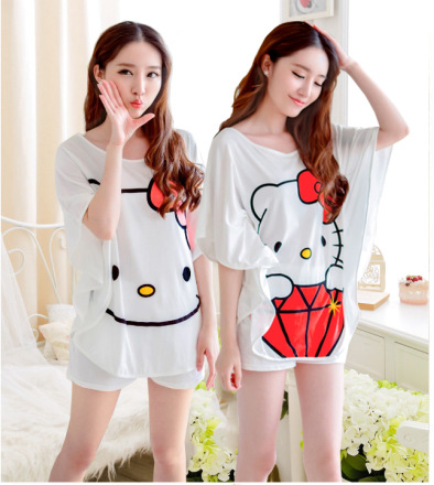 Pyjama pour femme en Polyester à manche courte - Ref 2997678