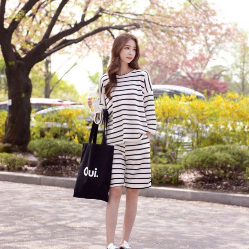 Pyjama pour femme en Polyester à manche courte - Ref 2997698