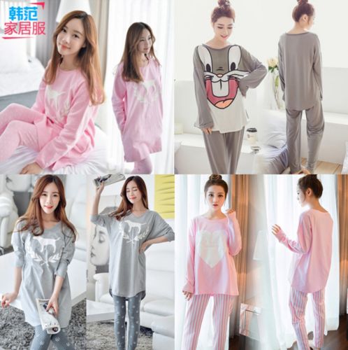 Pyjama pour femme en Coton à manches longues - Ref 2997791