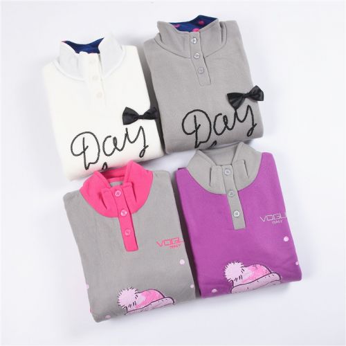 Pyjama pour femme en Polyester à manches longues - Ref 2997888