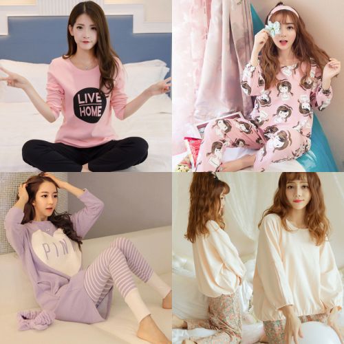 Pyjama pour femme en Polyester à manches longues - Ref 2997896