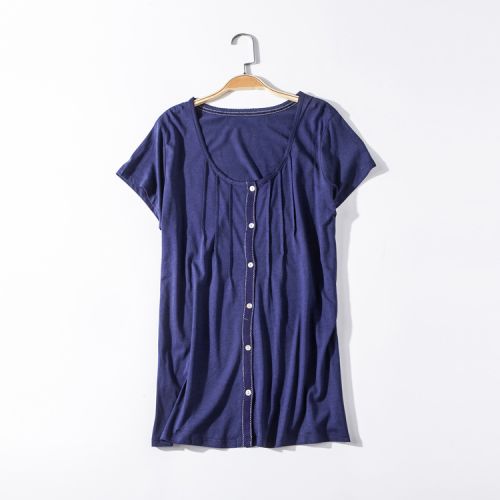 Pyjama pour femme en Coton à manche courte - Ref 2997897