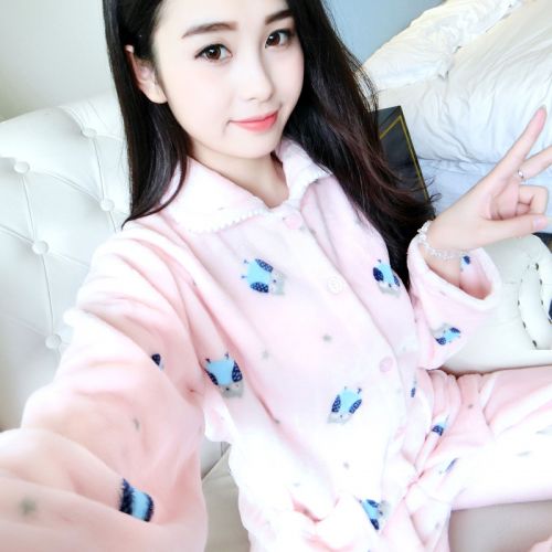 Pyjama pour femme en Polyester à manches longues - Ref 2998067