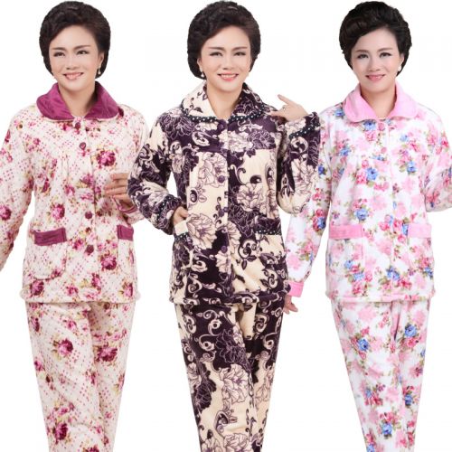 Pyjama pour femme en Polyester à manches longues - Ref 2998069