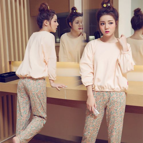 Pyjama pour femme en Coton à manches longues - Ref 2998248