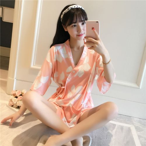 Pyjama pour femme en Coton à manche courte - Ref 2998331