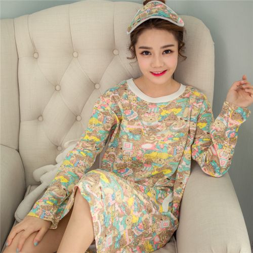 Pyjama pour femme en Coton à manches longues - Ref 2998393