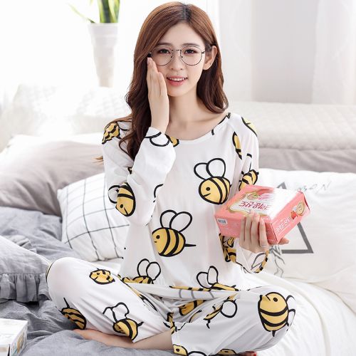 Pyjama pour femme en Coton à manches longues - Ref 2998745