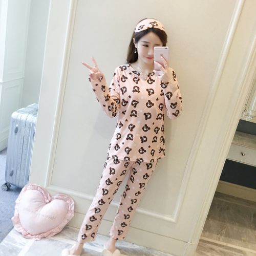 Pyjama pour femme en Coton à manches longues - Ref 2998753