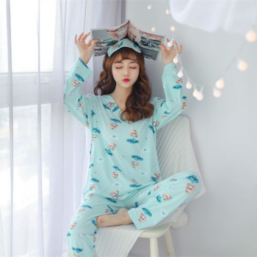 Pyjama pour femme en Coton à manches longues - Ref 2998862