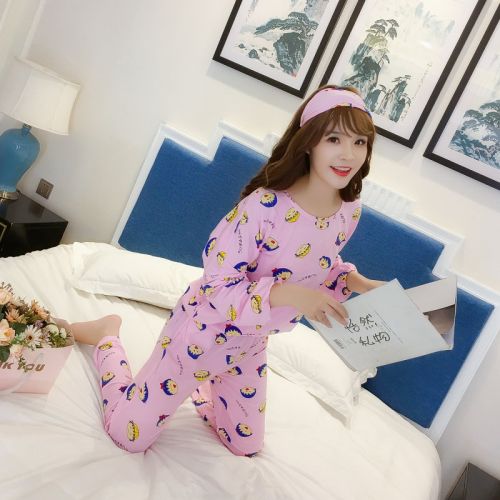 Pyjama pour femme en Coton à manches longues - Ref 2998864