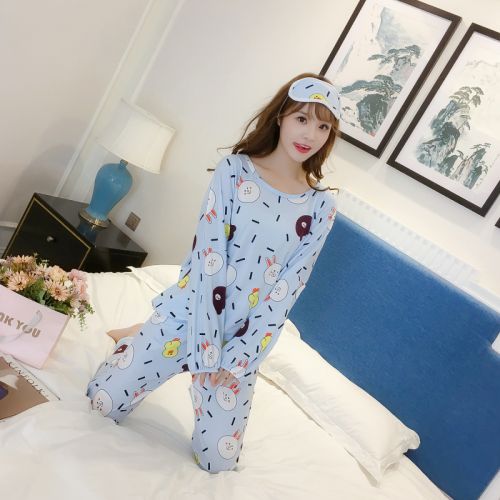 Pyjama pour femme en Coton à manches longues - Ref 2998870