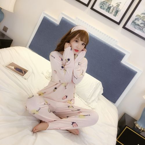 Pyjama pour femme en Coton à manches longues - Ref 2998890