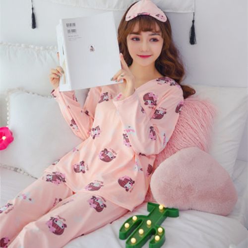 Pyjama pour femme en Coton à manches longues - Ref 2998906