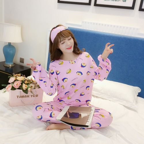 Pyjama pour femme en Coton à manches longues - Ref 2998914