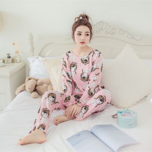Pyjama pour femme en Coton à manches longues - Ref 2998926