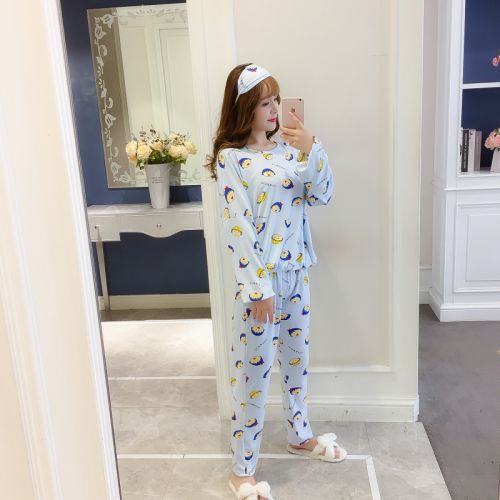 Pyjama pour femme en Coton à manches longues - Ref 2998927