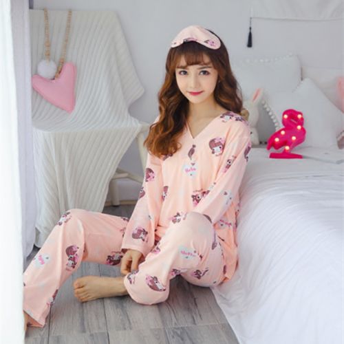 Pyjama pour femme en Coton à manches longues - Ref 2998960