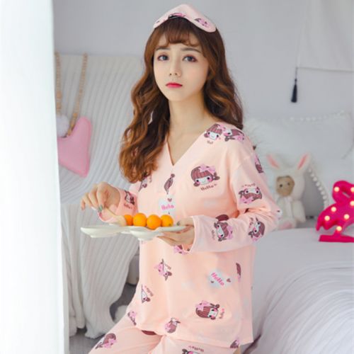 Pyjama pour femme en Coton à manches longues - Ref 2998973