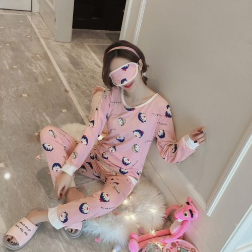 Pyjama pour femme en Coton à manches longues - Ref 2998987