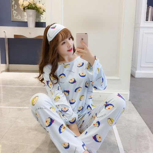 Pyjama pour femme en Coton à manches longues - Ref 2998996