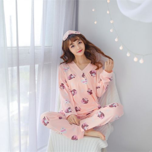 Pyjama pour femme en Coton à manches longues - Ref 2998999