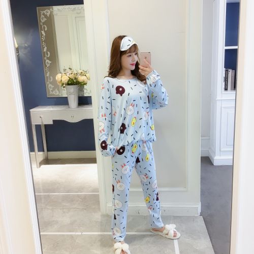 Pyjama pour femme en Coton à manches longues - Ref 2999003