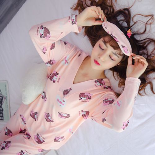 Pyjama pour femme en Coton à manches longues - Ref 2999040