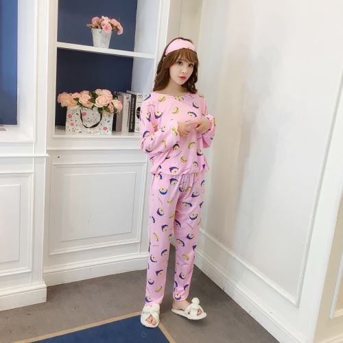 Pyjama pour femme en Coton à manches longues - Ref 2999074