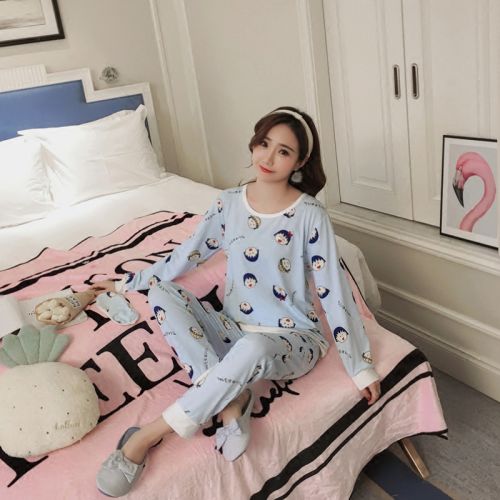 Pyjama pour femme en Coton à manches longues - Ref 2999086