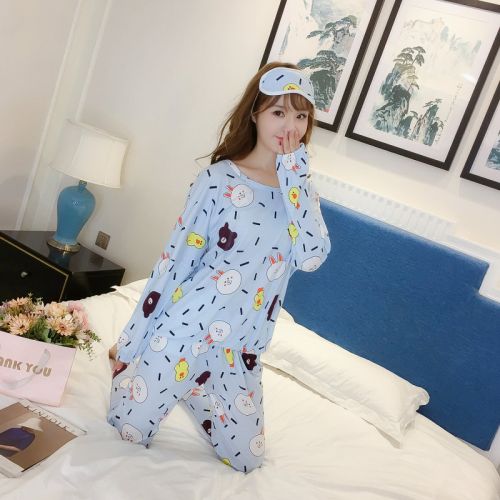 Pyjama pour femme en Coton à manches longues - Ref 2999092