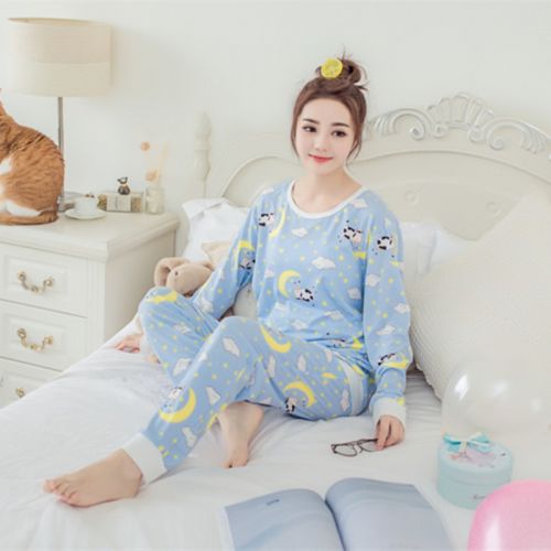 Pyjama pour femme en Coton à manches longues - Ref 2999110