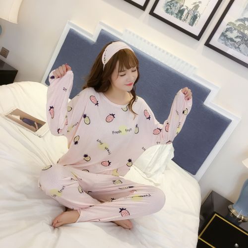 Pyjama pour femme en Coton à manches longues - Ref 2999141