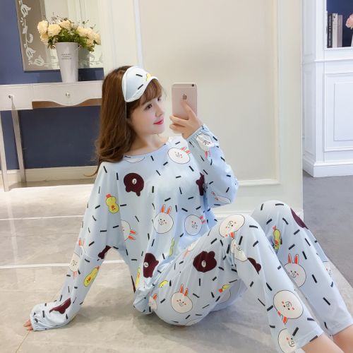 Pyjama pour femme en Coton à manches longues - Ref 2999143