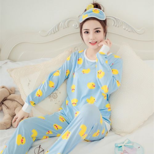 Pyjama pour femme en Coton à manches longues - Ref 2999146