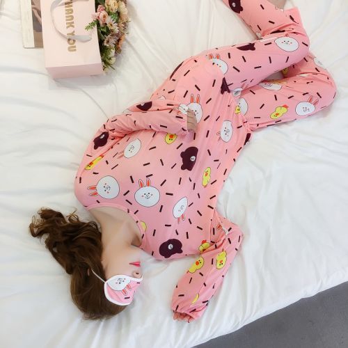 Pyjama pour femme en Coton à manches longues - Ref 2999149