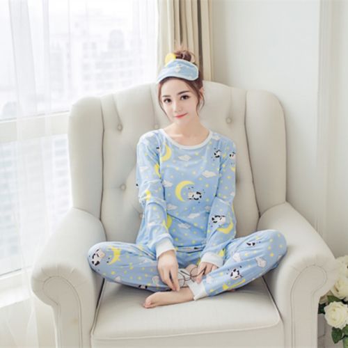 Pyjama pour femme en Coton à manches longues - Ref 2999153