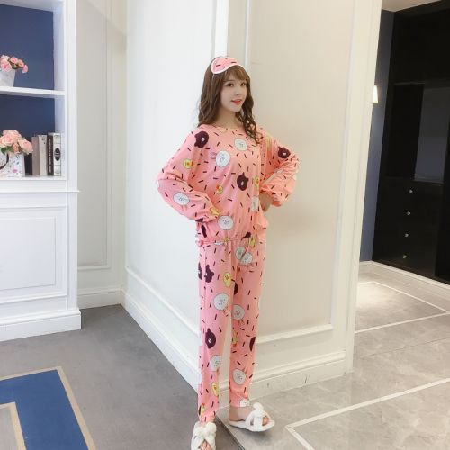 Pyjama pour femme en Coton à manches longues - Ref 2999156