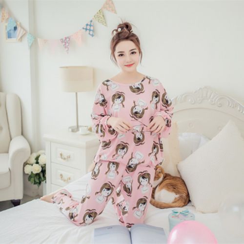 Pyjama pour femme en Coton à manches longues - Ref 2999159