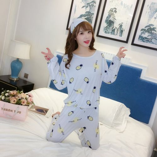 Pyjama pour femme en Coton à manches longues - Ref 2999162