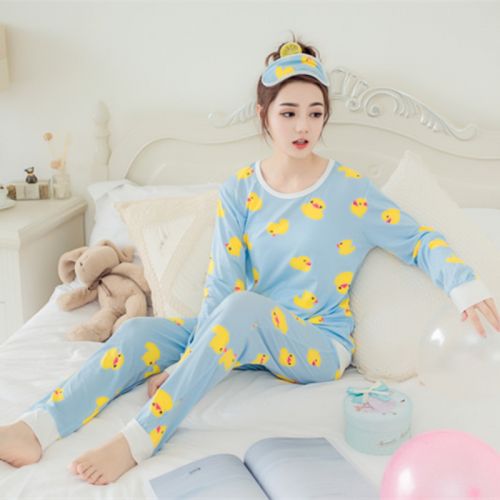 Pyjama pour femme en Coton à manches longues - Ref 2999163