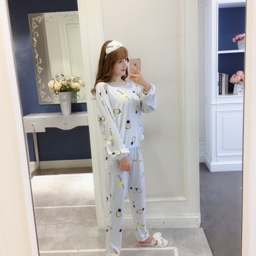 Pyjama pour femme en Coton à manches longues - Ref 2999165