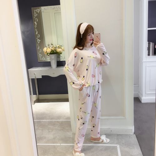 Pyjama pour femme en Coton à manches longues - Ref 2999171