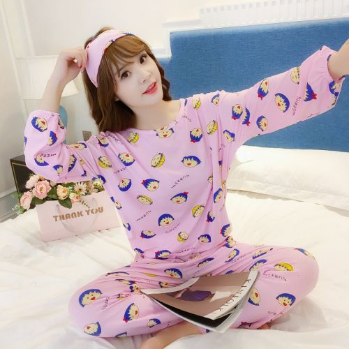 Pyjama pour femme en Coton à manches longues - Ref 2999185