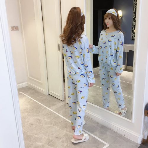 Pyjama pour femme en Coton à manches longues - Ref 2999196