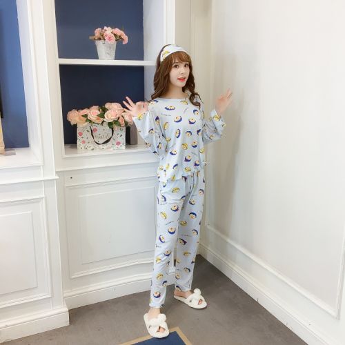 Pyjama pour femme en Coton à manches longues - Ref 2999224